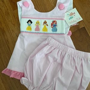 Stitchey Fish Disney Princess Two Piece
